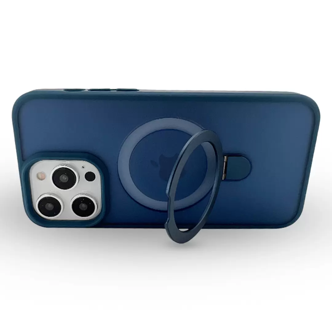 iPhone 15 Pro MagSafe Cam Smoke Kickstand Dark Blue